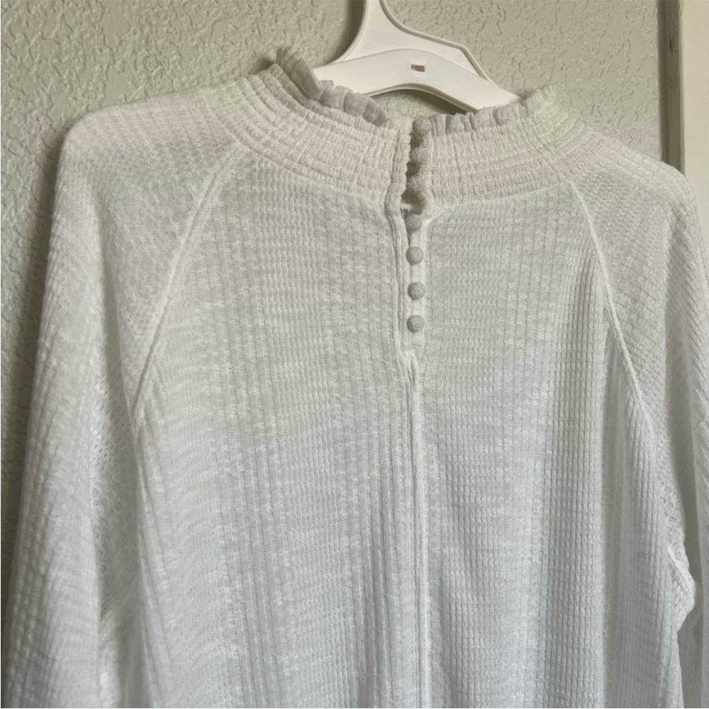 Free People Boulevard Textured Ruffle Top - Picture 9 of 10